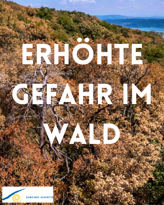 Erhöhte Gefahr im Wald